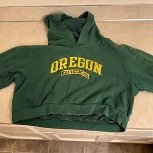 Cropped Oregon Duck sweatshirt